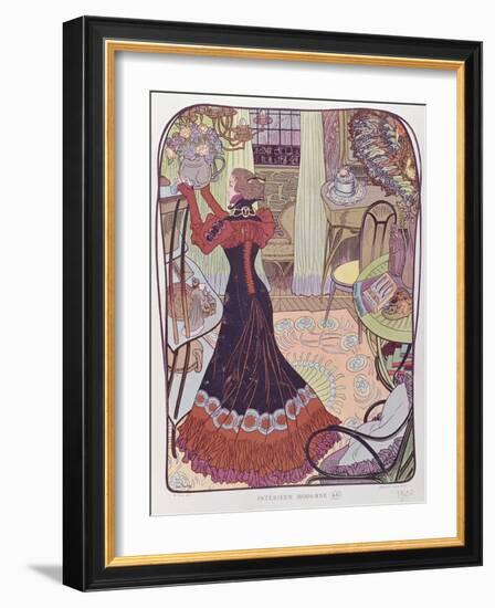 Modern Interior, 1900-Georges de Feure-Framed Giclee Print