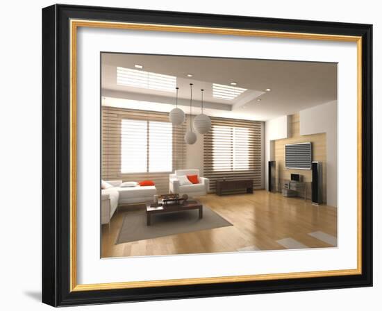 Modern Interior-viczast-Framed Photographic Print