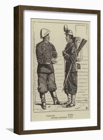 Modern Japanese Types-Alfred Chantrey Corbould-Framed Giclee Print