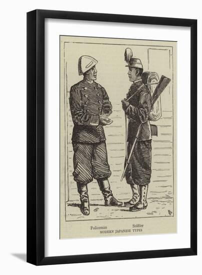 Modern Japanese Types-Alfred Chantrey Corbould-Framed Giclee Print