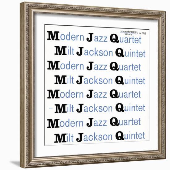 Modern Jazz Quartet and Milt Jackson Quintet - MJQ-null-Framed Art Print