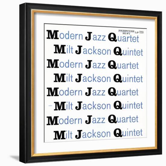 Modern Jazz Quartet and Milt Jackson Quintet - MJQ-null-Framed Art Print