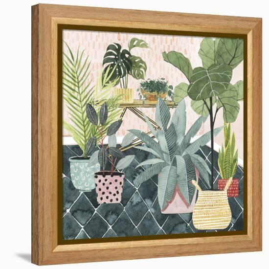 Modern Jungle I-Grace Popp-Framed Stretched Canvas