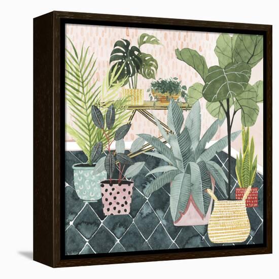 Modern Jungle I-Grace Popp-Framed Stretched Canvas