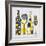 Modern Kitchen Square I Yellow-Michael Mullan-Framed Art Print