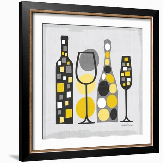 Modern Kitchen Square I Yellow-Michael Mullan-Framed Art Print