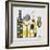 Modern Kitchen Square I Yellow-Michael Mullan-Framed Art Print