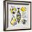 Modern Kitchen Square III Yellow-Michael Mullan-Framed Art Print