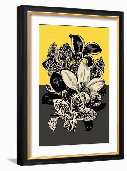 Modern Lilies-null-Framed Premium Giclee Print