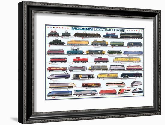 Modern Locomotives-null-Framed Art Print