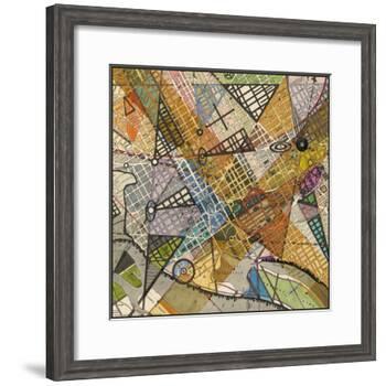 Modern Map of D.C.-Nikki Galapon-Framed Art Print