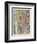 Modern Map of New York I-Nikki Galapon-Framed Art Print