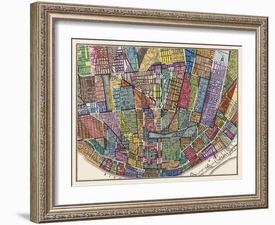 Modern Map of St. Louis-Nikki Galapon-Framed Art Print