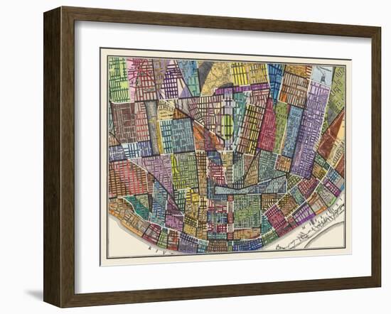 Modern Map of St. Louis-Nikki Galapon-Framed Art Print