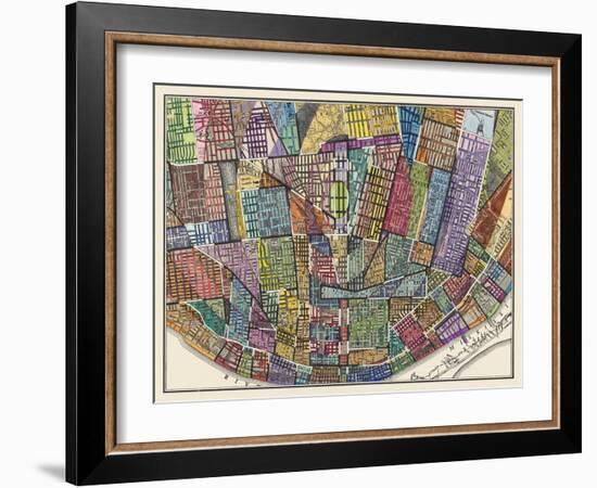 Modern Map of St. Louis-Nikki Galapon-Framed Art Print