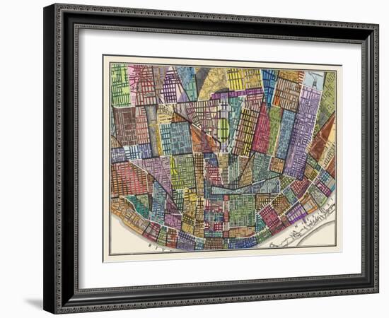 Modern Map of St. Louis-Nikki Galapon-Framed Art Print