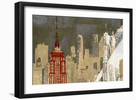 Modern Metropolis II-Ethan Harper-Framed Art Print