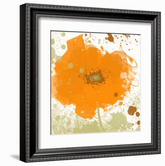 Modern Orange-Irena Orlov-Framed Art Print