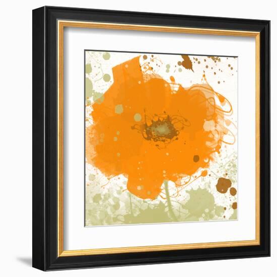 Modern Orange-Irena Orlov-Framed Art Print