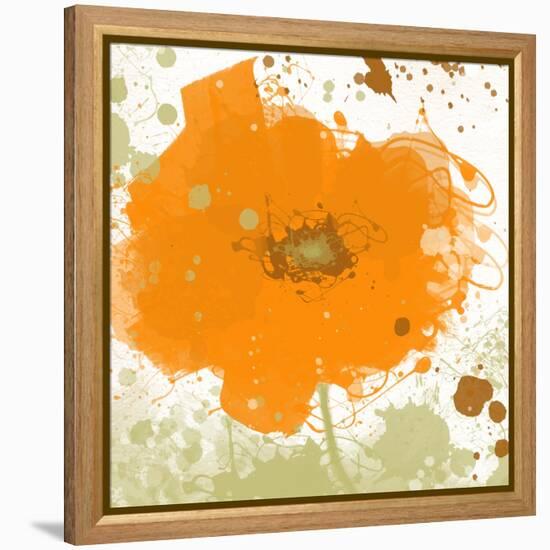 Modern Orange-Irena Orlov-Framed Stretched Canvas