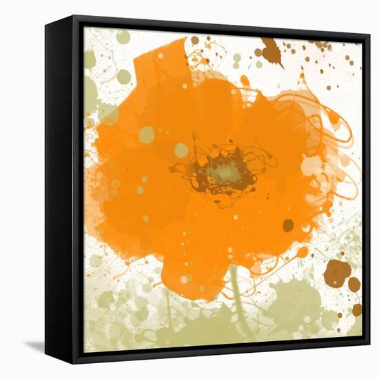 Modern Orange-Irena Orlov-Framed Stretched Canvas