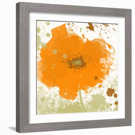 Modern Orange-Irena Orlov-Framed Art Print