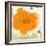 Modern Orange-Irena Orlov-Framed Art Print