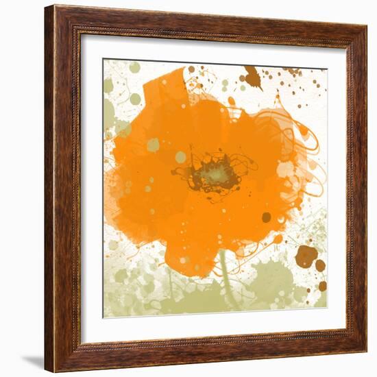 Modern Orange-Irena Orlov-Framed Art Print