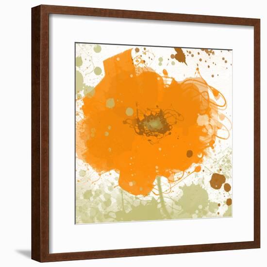 Modern Orange-Irena Orlov-Framed Art Print