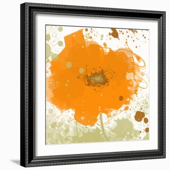 Modern Orange-Irena Orlov-Framed Art Print