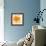 Modern Orange-Irena Orlov-Framed Art Print displayed on a wall