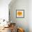 Modern Orange-Irena Orlov-Framed Art Print displayed on a wall