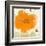 Modern Orange-Irena Orlov-Framed Art Print