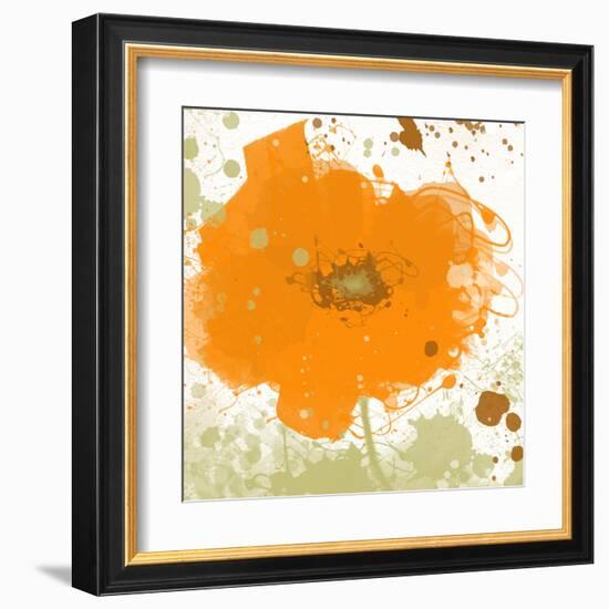 Modern Orange-Irena Orlov-Framed Art Print