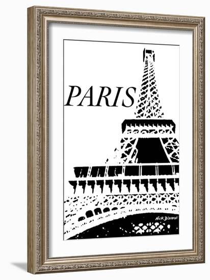 Modern Paris II-Nicholas Biscardi-Framed Art Print