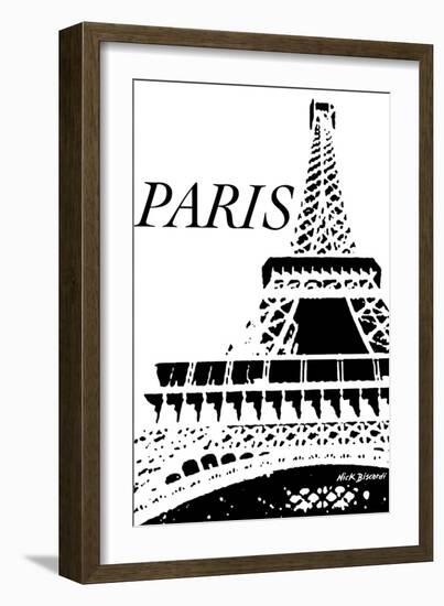 Modern Paris II-Nicholas Biscardi-Framed Art Print