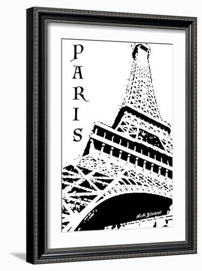 Modern Paris III-Nicholas Biscardi-Framed Art Print