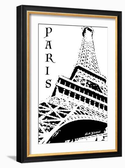 Modern Paris III-Nicholas Biscardi-Framed Art Print