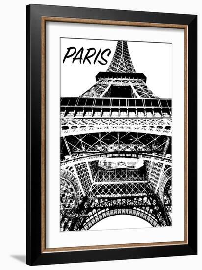 Modern Paris IV-Nicholas Biscardi-Framed Art Print