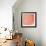 Modern Peach Flow I-Tiffany Hakimipour-Framed Art Print displayed on a wall