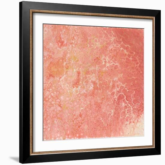 Modern Peach Flow I-Tiffany Hakimipour-Framed Art Print