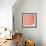 Modern Peach Flow I-Tiffany Hakimipour-Framed Art Print displayed on a wall