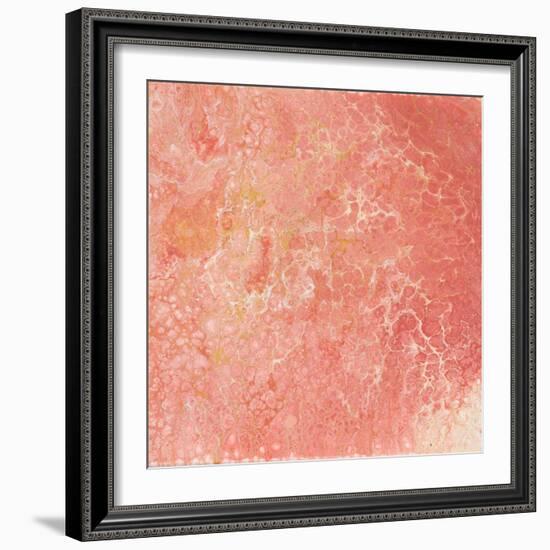 Modern Peach Flow I-Tiffany Hakimipour-Framed Art Print