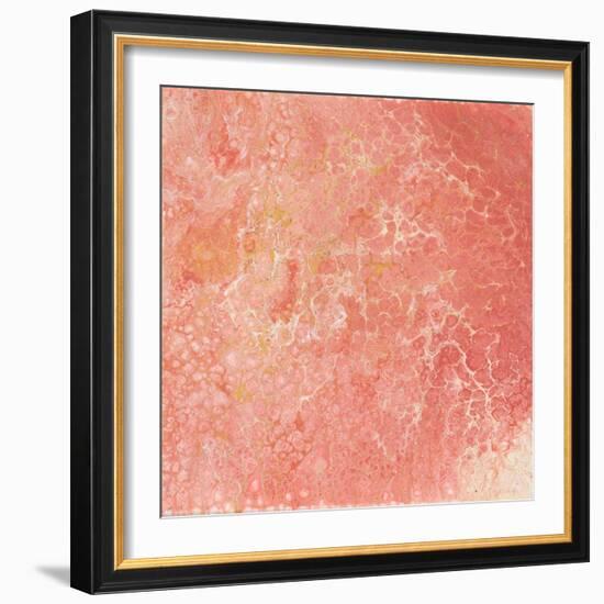 Modern Peach Flow I-Tiffany Hakimipour-Framed Art Print