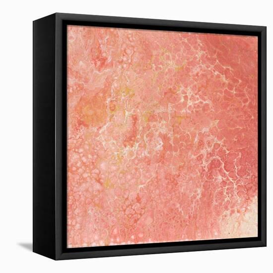 Modern Peach Flow I-Tiffany Hakimipour-Framed Stretched Canvas