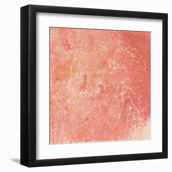 Modern Peach Flow I-Tiffany Hakimipour-Framed Art Print