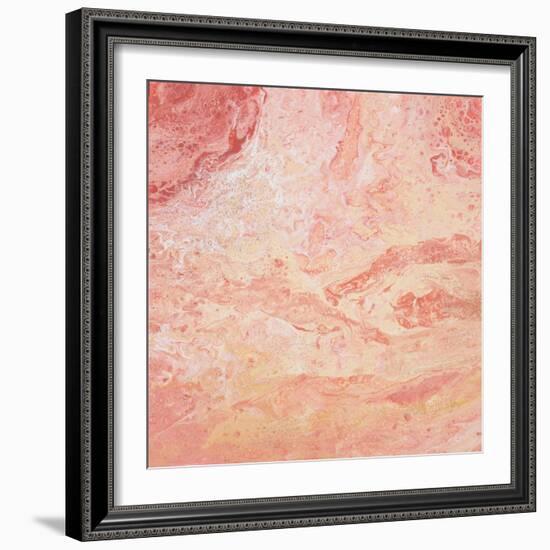 Modern Peach Flow II-Tiffany Hakimipour-Framed Art Print