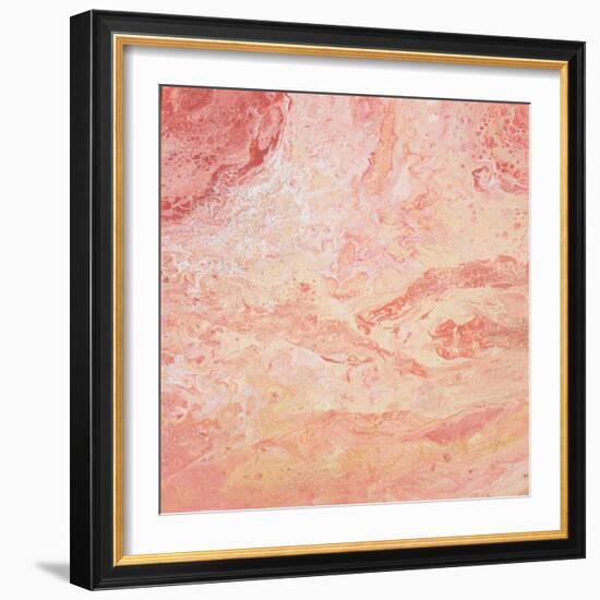 Modern Peach Flow II-Tiffany Hakimipour-Framed Art Print