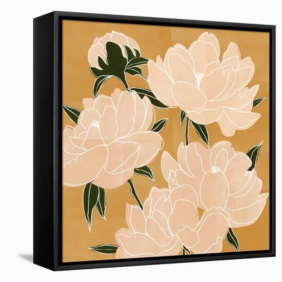 Modern Peonies I-Emma Scarvey-Framed Stretched Canvas