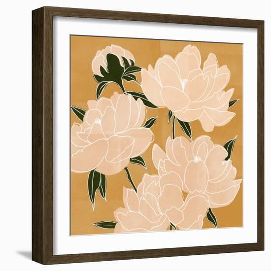 Modern Peonies I-Emma Scarvey-Framed Premium Giclee Print